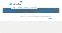 Desktop Screenshot of 480biomedical.com